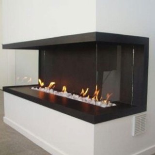 شومینه گازی سه طرفه بوفالو