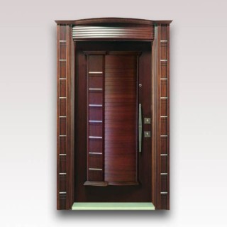 درب ضد آلدورا سری x سوپر برجسته لوکس با روکش طبیعی گردویی کد 201