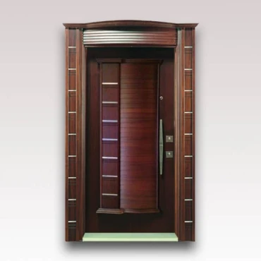 درب ضد آلدورا سری x سوپر برجسته لوکس با روکش طبیعی گردویی کد 201