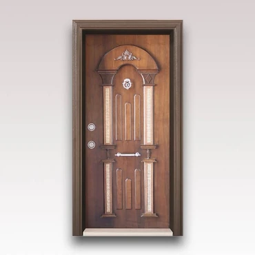 درب آلدورا سری x سوپر برجسته لوکس با روکش طبیعی گردویی کد 075