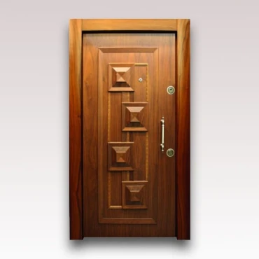 درب آلدورا سری لوکس S سوپر برجسته با روکش طبیعی گردویی کد 304