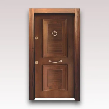 درب آلدورا سری لوکس S سوپر برجسته با روکش طبیعی گردویی کد 303