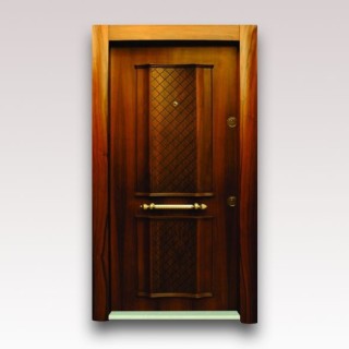 درب آلدورا سری لوکس S سوپر برجسته با روکش طبیعی گردویی کد 302