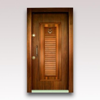 درب آلدورا سری لوکس S سوپر برجسته با روکش طبیعی گردویی کد 102