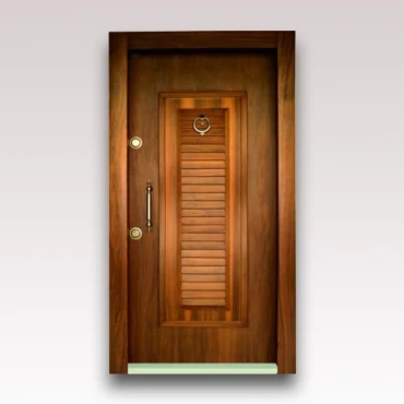 درب آلدورا سری لوکس S سوپر برجسته با روکش طبیعی گردویی کد 102