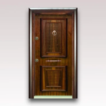 درب آلدورا سری لوکس S سوپر برجسته با روکش طبیعی گردویی کد 043