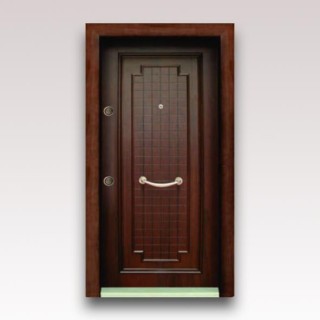 درب آلدورا سری لوکس S سوپر برجسته با روکش طبیعی گردویی کد 056