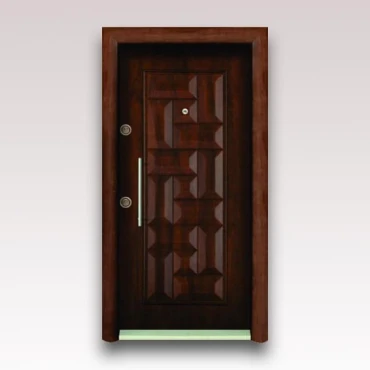 درب آلدورا سری لوکس S سوپر برجسته با روکش طبیعی گردویی کد 068