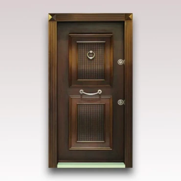 درب آلدورا سری لوکس S سوپر برجسته با روکش طبیعی گردویی کد 071