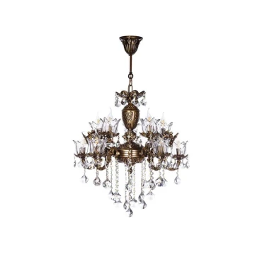 لوستر چشمه نور 10 شعله کد S3515.5-A (زیتونی)