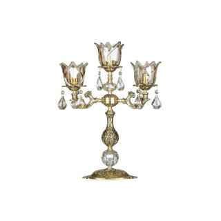 آباژور رومیزی چشمه نور مدل C2149.3T-B (برنزی)