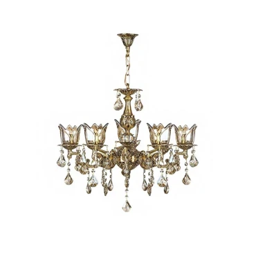 لوستر 10 شعله چشمه نور مدل C2972.5-5-B (برنزی)