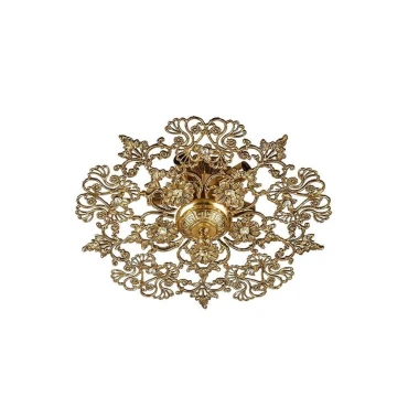 لوستر سقفی چشمه نور 3 شعله کد C2541 (برنزی)