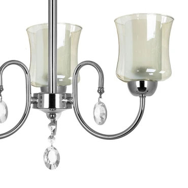 لوستر 3 شعله چشمه نور کد A811.3 (کروم)