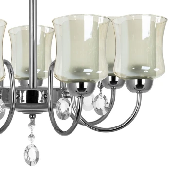 لوستر 7 شعله چشمه نور کد A811-7 (کروم)