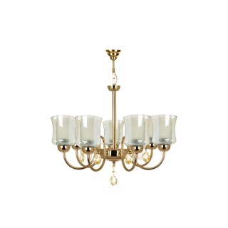 لوستر 7 شعله چشمه نور کد A811-7 (طلایی)