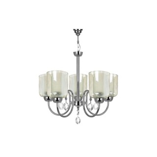 لوستر 5 شعله چشمه نور کد A812.5 (کروم)