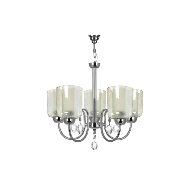 لوستر 5 شعله چشمه نور کد A812.5 (کروم)