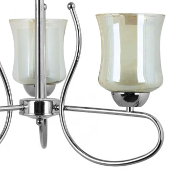 لوستر 3 شعله چشمه نور کد A815.3-C (کروم)