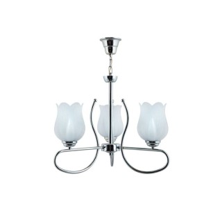 لوستر 3 شعله چشمه نور کد A814.3-C (کروم)