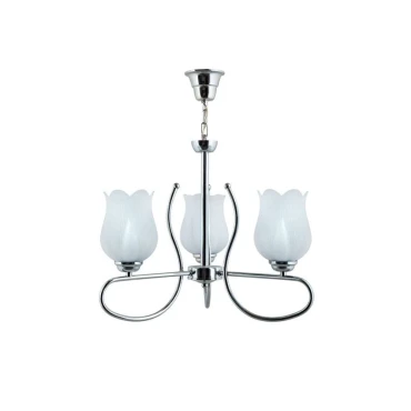 لوستر 3 شعله چشمه نور کد A814.3-C (کروم)