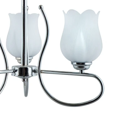 لوستر 3 شعله چشمه نور کد A814.3-C (کروم)