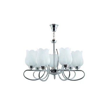 لوستر 7 شعله چشمه نور کد A814.7-C (کروم)