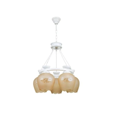 لوستر پنج شعله چشمه نور کد G562.5-WT (سفید)