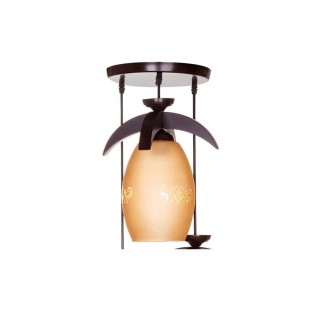 چراغ آویز چشمه نور 3 شعله کد G509.3H (قهوه ای)