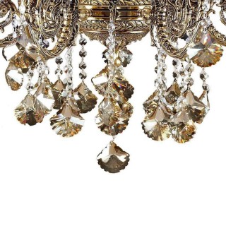 لوستر چشمه نور 6 شعله کد C2504 (برنزی)