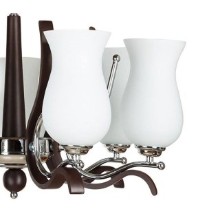 لوستر چشمه نور 7 شعله مدل 828 (قهوه ای)