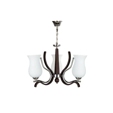 لوستر چشمه نور 3 شعله کد 828 (قهوه ای)