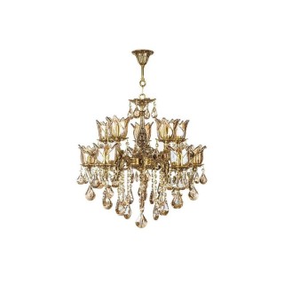 لوستر چشمه نور 10 شعله کد C2515.5 (برنزی)
