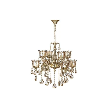 لوستر چشمه نور 8 شعله کد C2702.4 (برنزی)