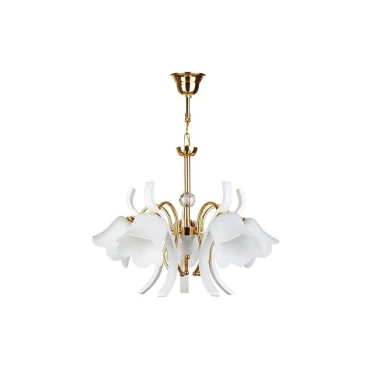 لوستر چشمه نور 5 شعله کد 888.5WT (سفید)