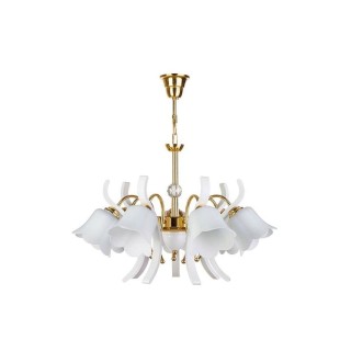 لوستر چشمه نور 7 شعله کد 888.7GWT (طلایی)