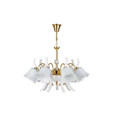 لوستر چشمه نور 7 شعله کد 888.7GWT (طلایی)