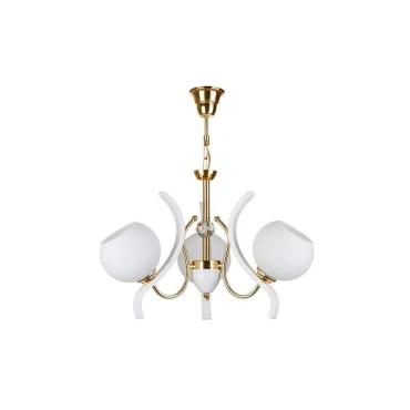 لوستر چشمه نور 3 شعله کد 887.3WT (سفید)