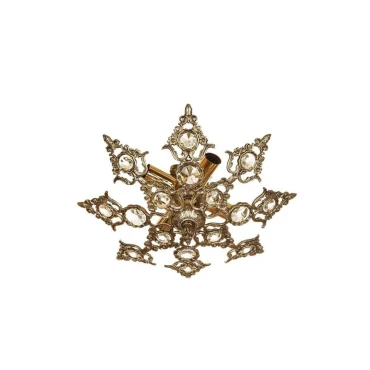 لوستر سقفی چشمه نور 4 شعله کد C2533.4 (برنزی)