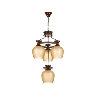 لوستر چشمه نور کد G562.3_1 (قهوه ای)