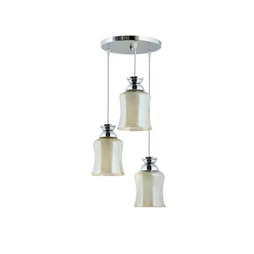 چراغ آویز چشمه نور کد A1279.3H-C (کروم)