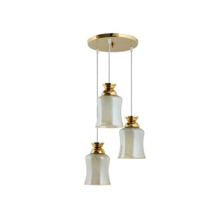 چراغ آویز چشمه نور کد A1279.3H-G (طلایی)