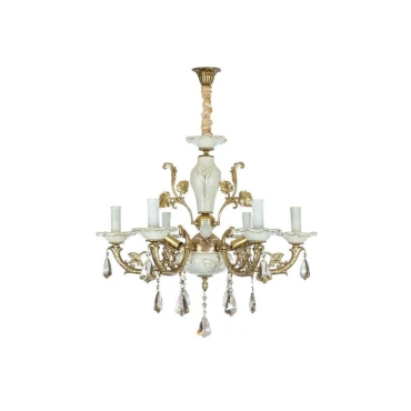 لوستر 10 شعله چشمه نور کد C3335.6-4-WT-AO