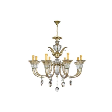 لوستر 10 شعله چشمه نور کد C3333.6-4-AO