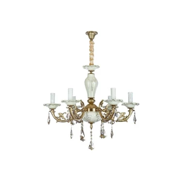 لوستر چشمه نور 6 شعله کد C3319.6-WT-AO (زیتونی)