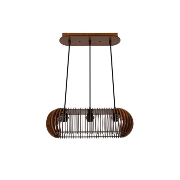 چراغ آویز چشمه نور کد A1321.3H (قهوه ای)