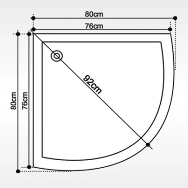 دوردوشی A203 _ 80*80 شیشه خط دار زرین آب